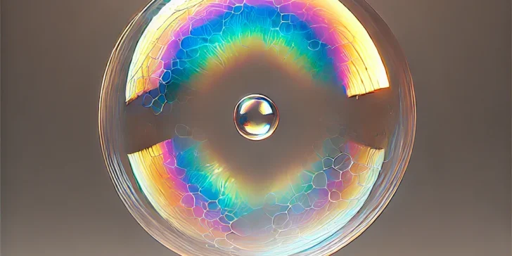 ¿Por qué las burbujas tienen colores de arcoíris?
